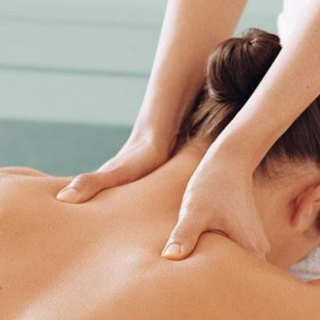 Masaje manual descontracturante para aliviar dolor muscular, mejorar la circulación y relajar el sistema nervioso